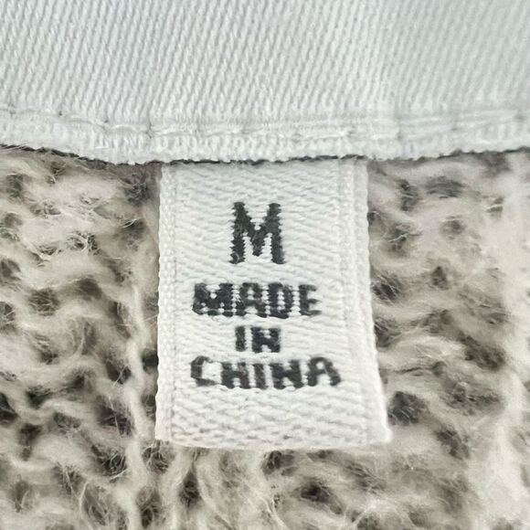 VTG Y2K Gilly Hicks Wool Blend Open Front Bone Colored Cardigan Size M - Picture 11 of 13